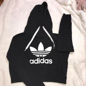 Adidas Cropped Hoodie